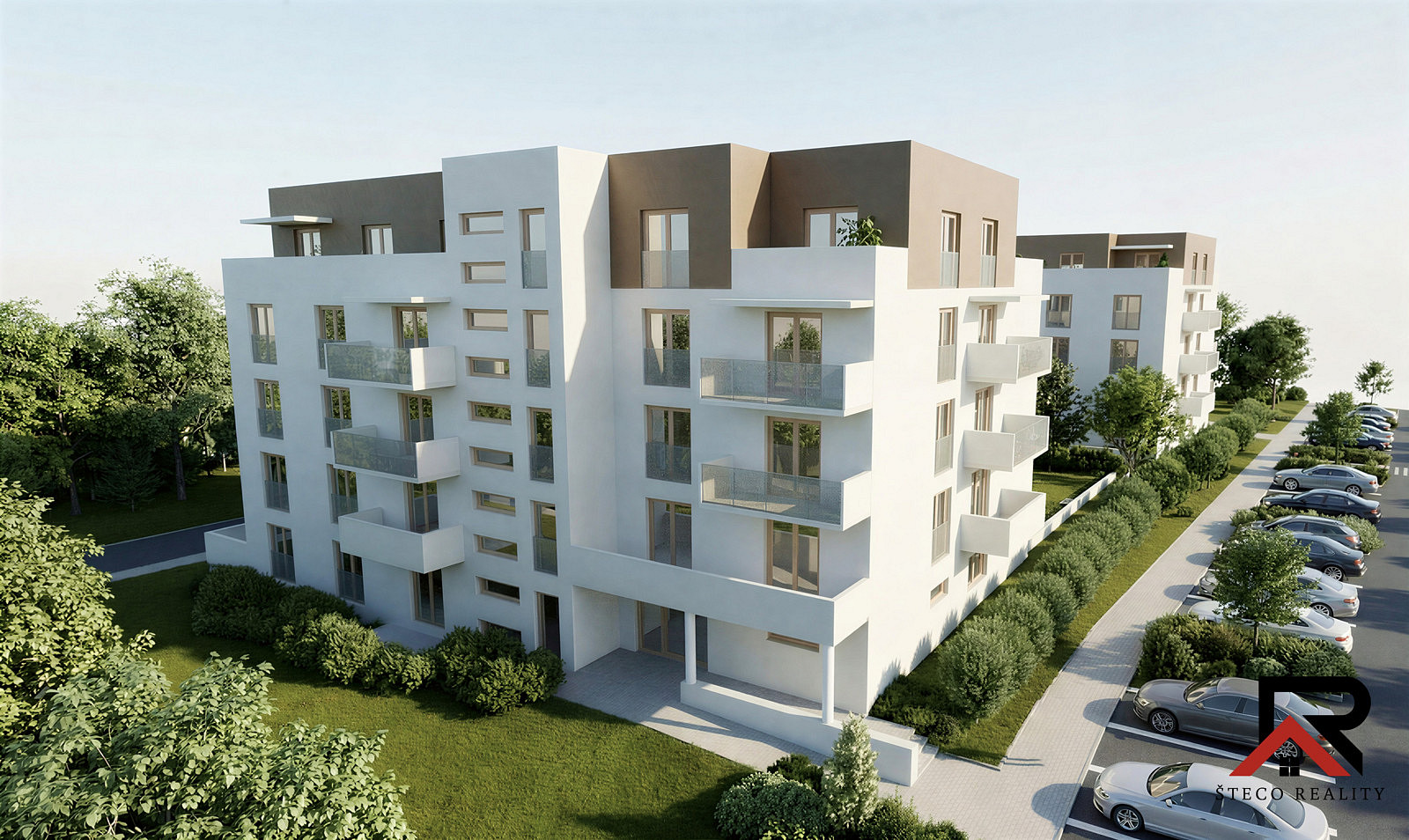 Prodej bytu o velikosti 3+KK v developerském projektu Rezidence na Kopcích Třebíč