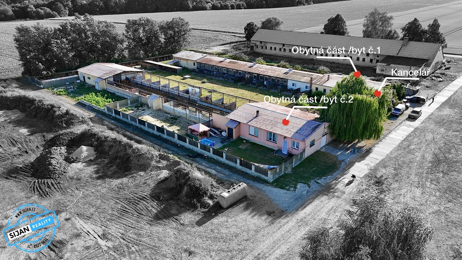 Prodej zemědělského objektu 810 m²