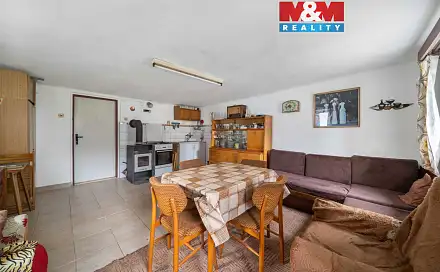 Prodej chaty/chalupy 57 m² s pozemkem 540 m², Štětkovice - Sedlečko, okres Příbram