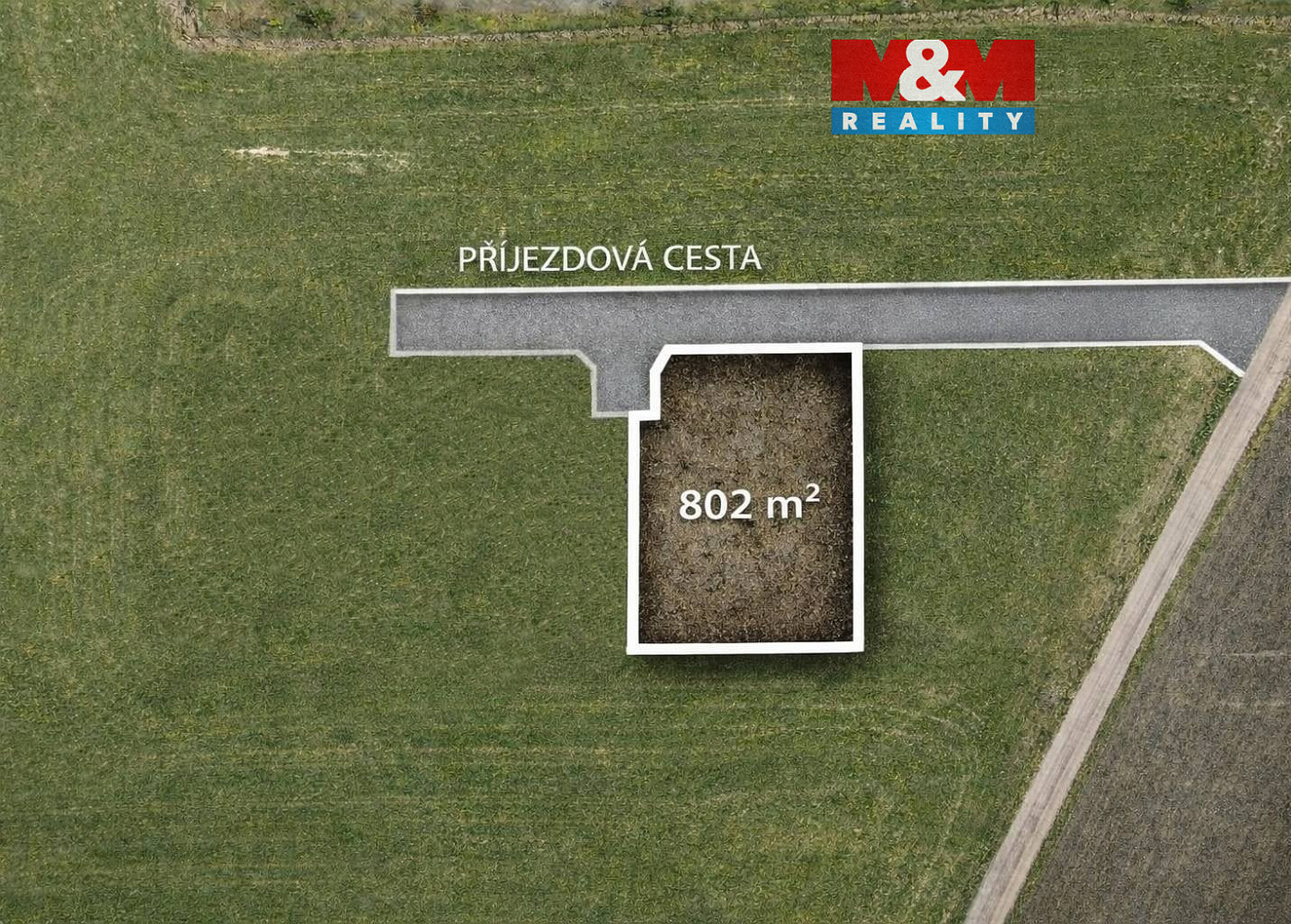 Prodej stavebního pozemku 802 m²