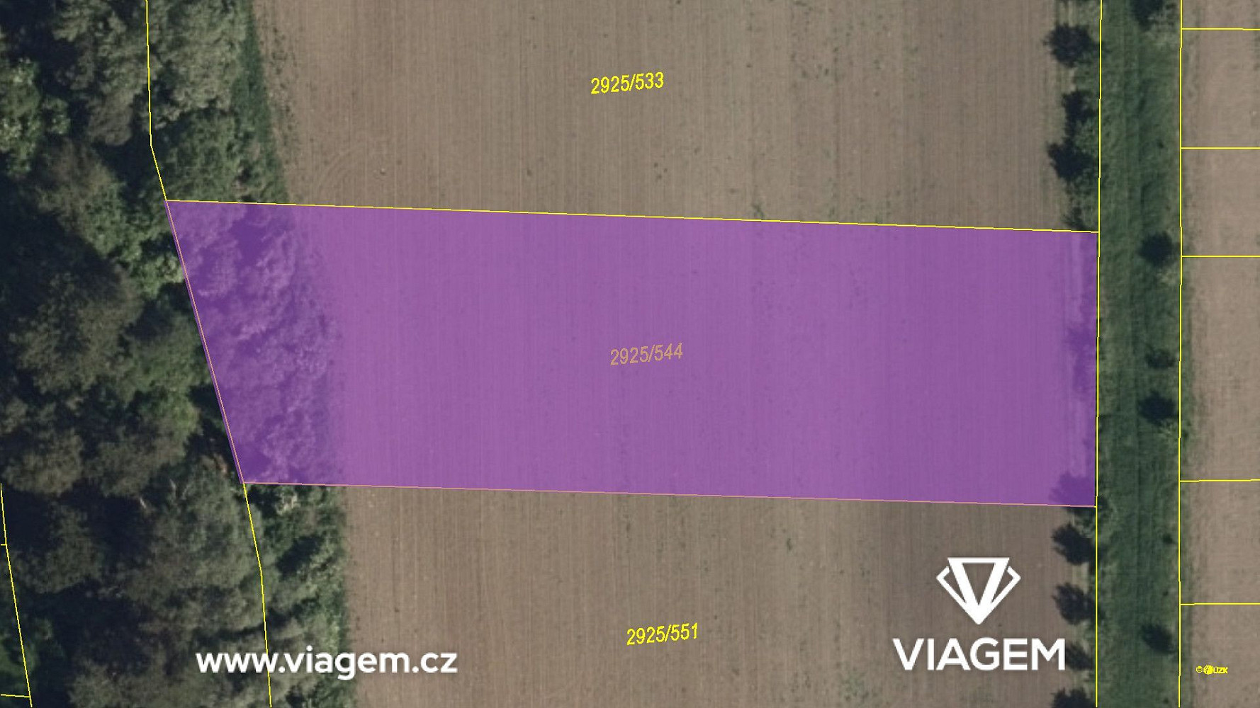 Prodej pole 1 421 m² – fotografie 4