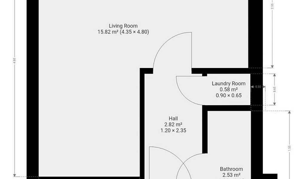 Pronájem bytu 1+kk 24 m², Praha – náhled fotky 9