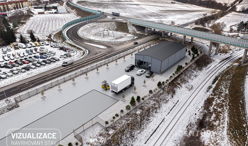 Pronájem stavebního pozemku 5 003 m², Slaný – náhled fotky 2