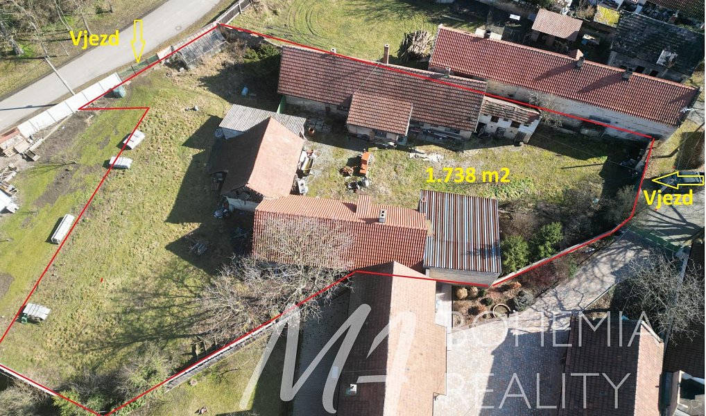 Prodej rodinného domu, 1738 m², Mělník, Velký Borek