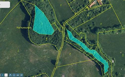 Prodej lesa 467 m², Úbislavice, okres Jičín