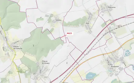Dražba lesa 143 m², Sobíšky