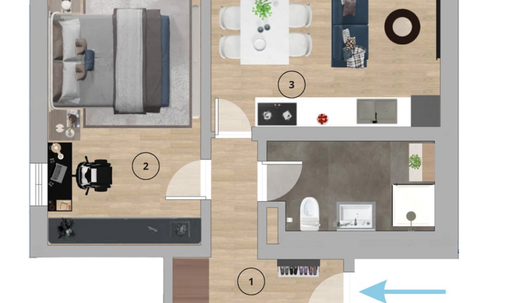 Prodej bytu 2+kk 44 m², Český Brod – náhled fotky 3