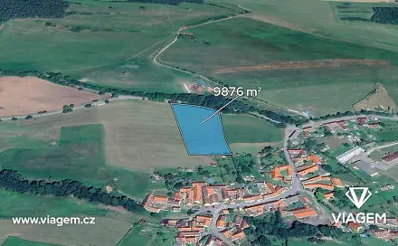 Prodej pole 2 194 m², Volyně, okres Strakonice