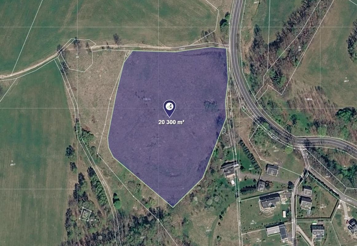 Prodej louky 20 300 m²