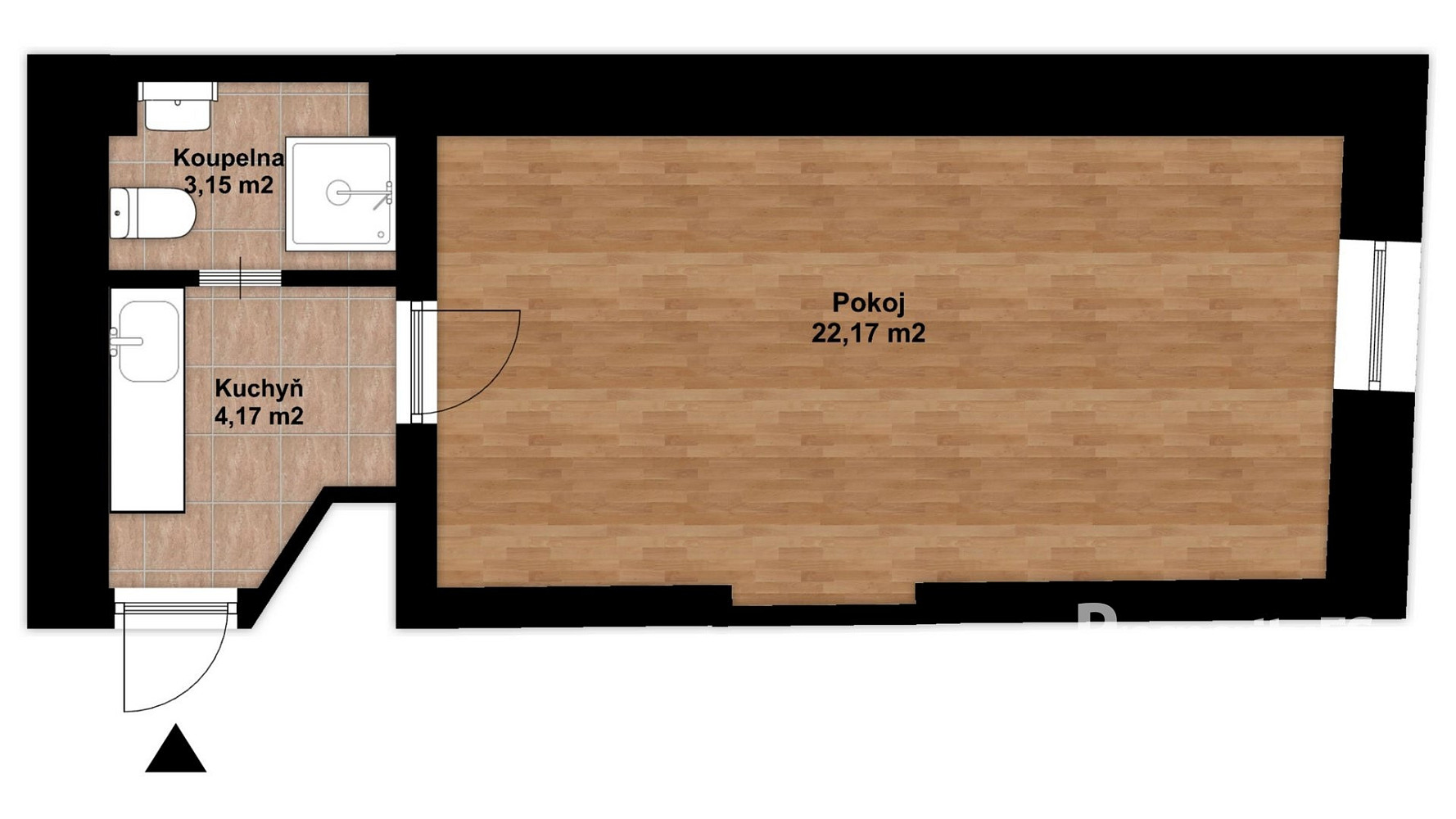 Prodej bytu 1+1 28 m² — photo 4