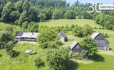Prodej domu 150 m² s pozemkem 10 143 m², Huslenky, okres Vsetín
