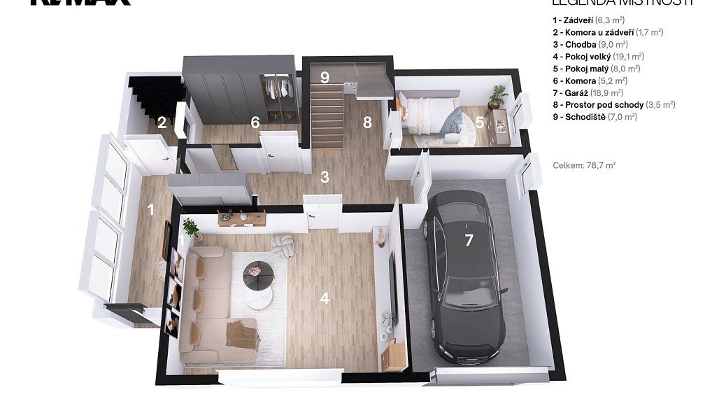 Prodej domu 144 m² s pozemkem 669 m², Chrast – náhled fotky 4