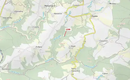 Dražba lesa 795 m², Čestín