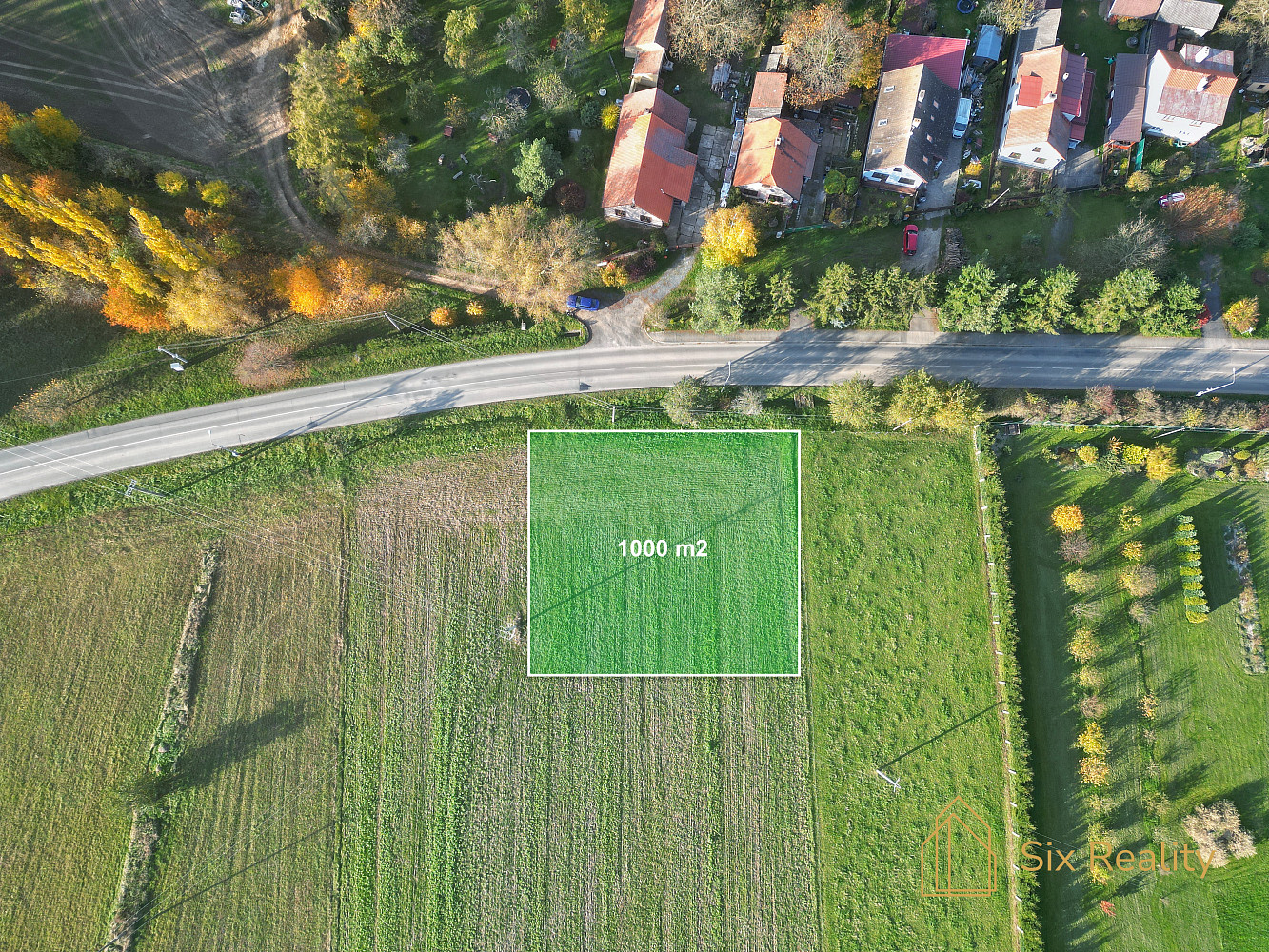 Prodej stavebního pozemku 1 000 m² – fotografie 2