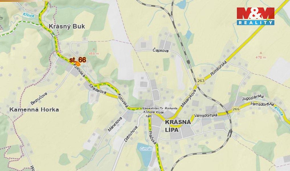 Prodej stavebního pozemku 2 010 m², Krásná Lípa – náhled fotky 3