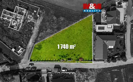 Prodej stavebního pozemku 1 740 m², Mladá Boleslav - Jemníky