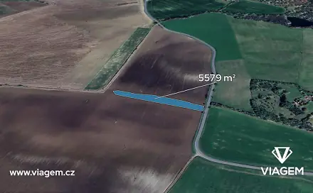 Prodej pole 5 579 m², Lipovec, okres Chrudim