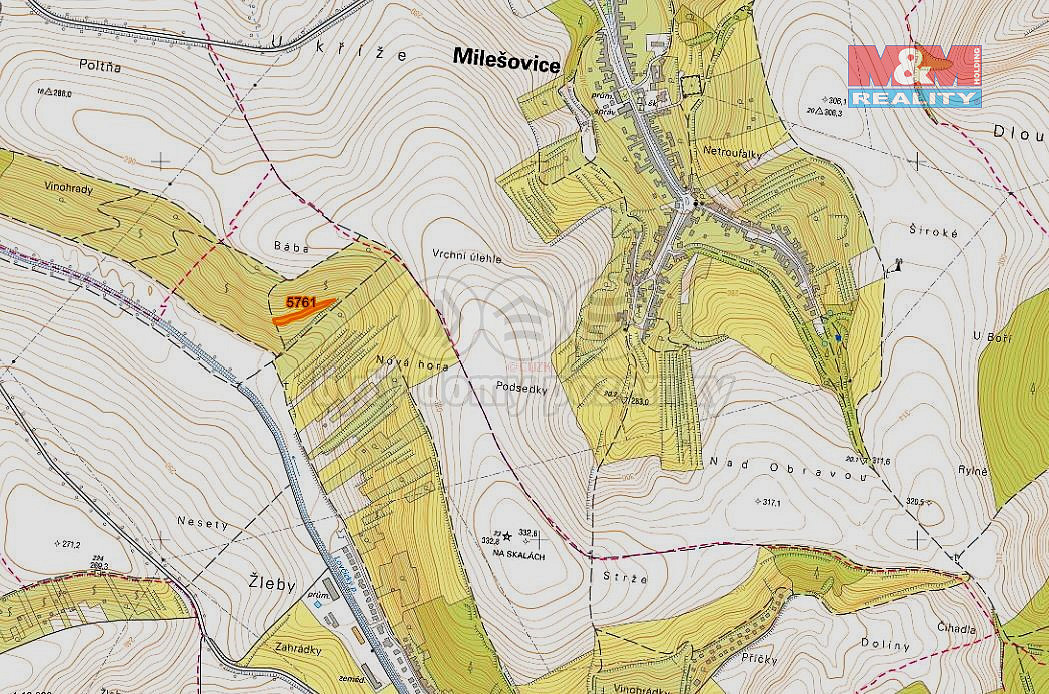 Prodej pole 1 954 m² — photo 2