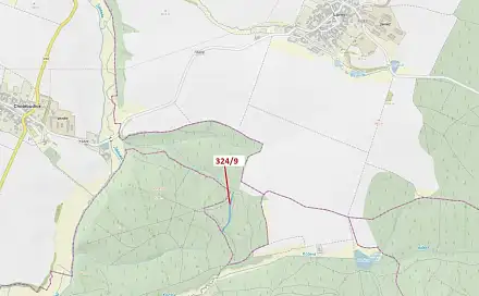 Dražba lesa 1 978 m², Lomy