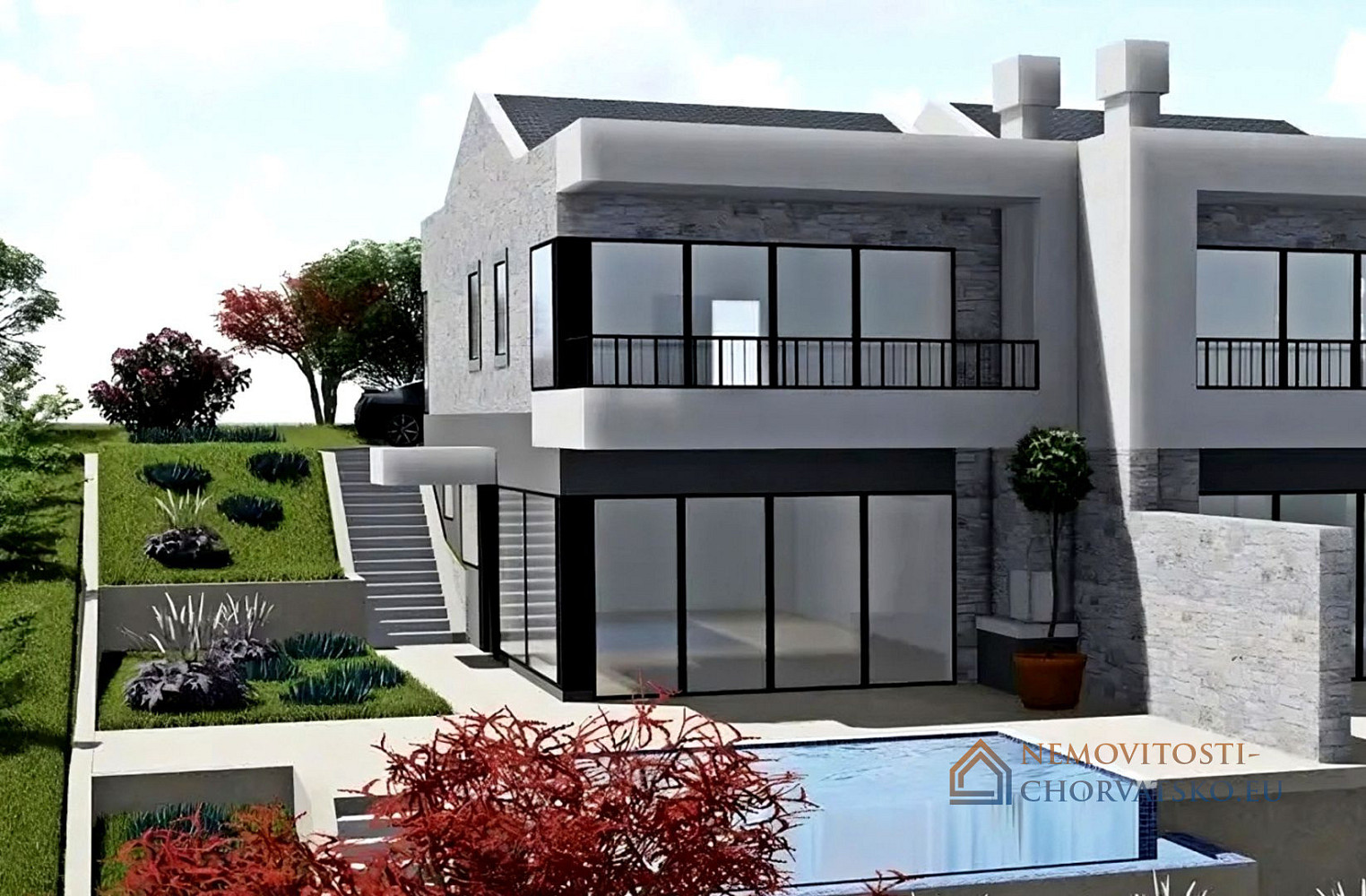 Prodej domu 148 m² s pozemkem 375 m², Vižinada