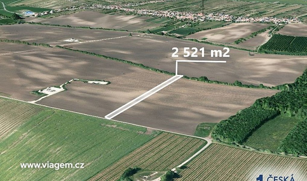 Prodej pole 945 m², Starý Poddvorov – náhled fotky 2