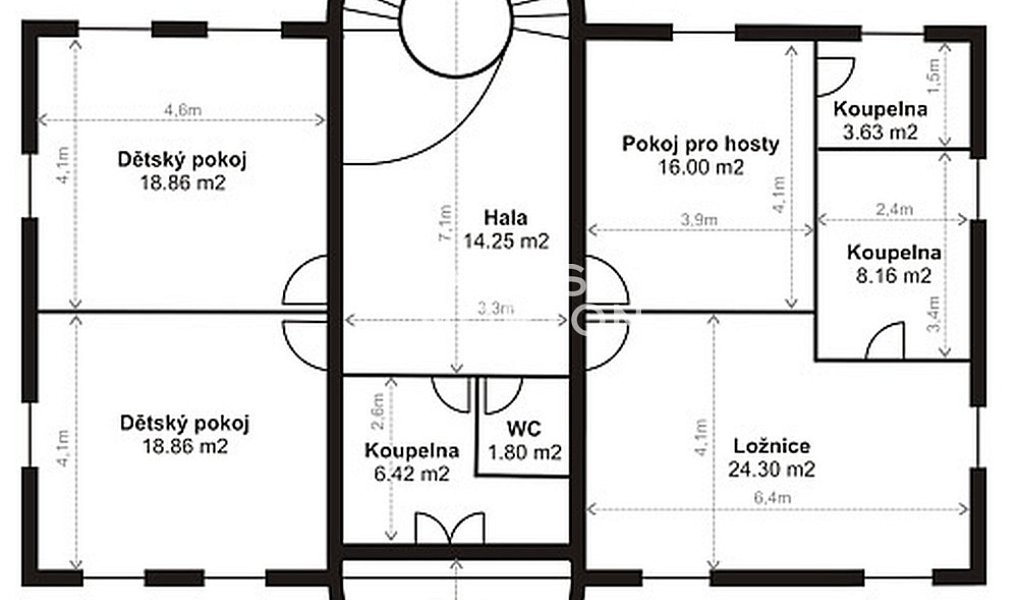 Pronájem domu 270 m² s pozemkem 429 m², Praha – náhled fotky 16