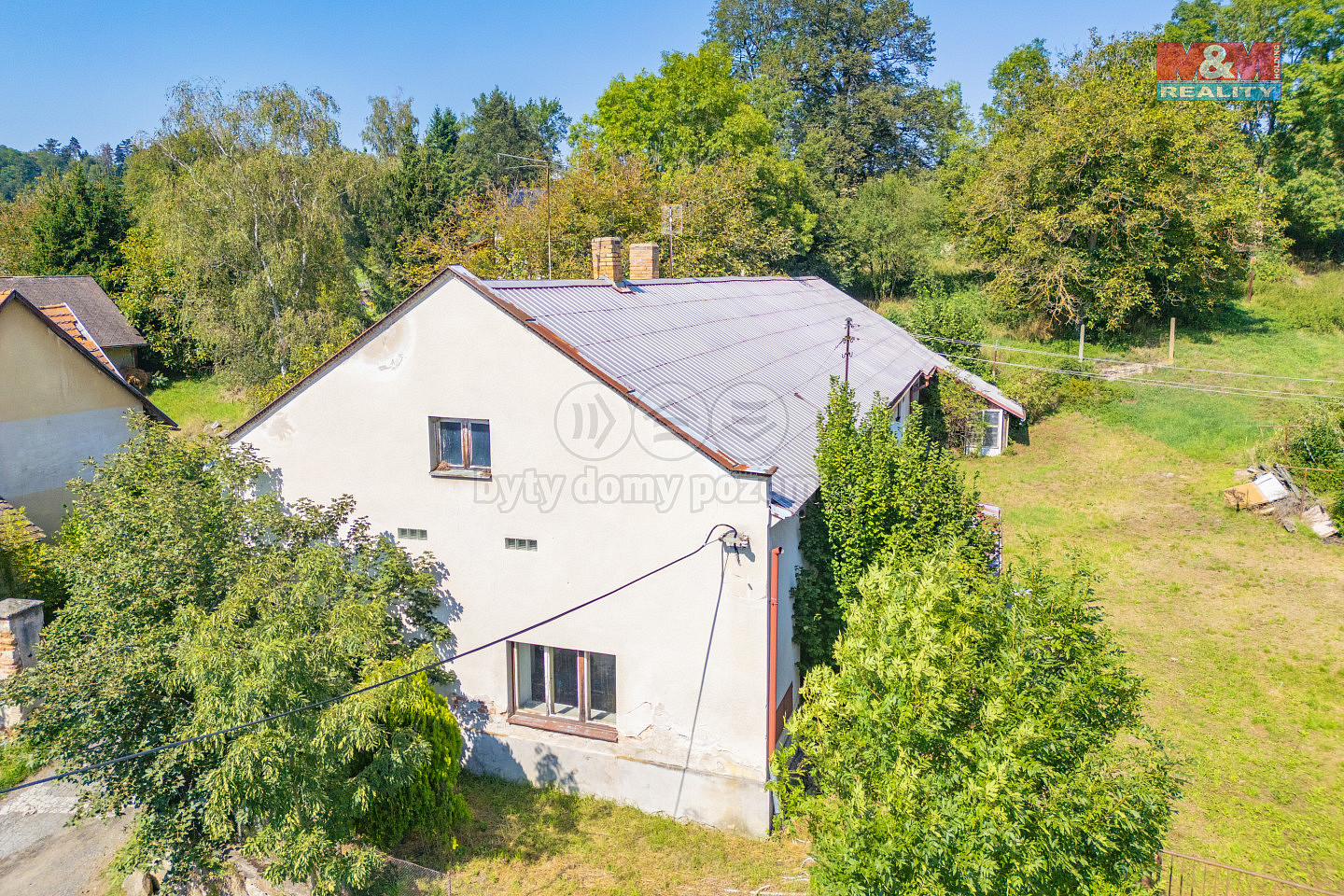 Prodej domu 150 m² s pozemkem 3 611 m²