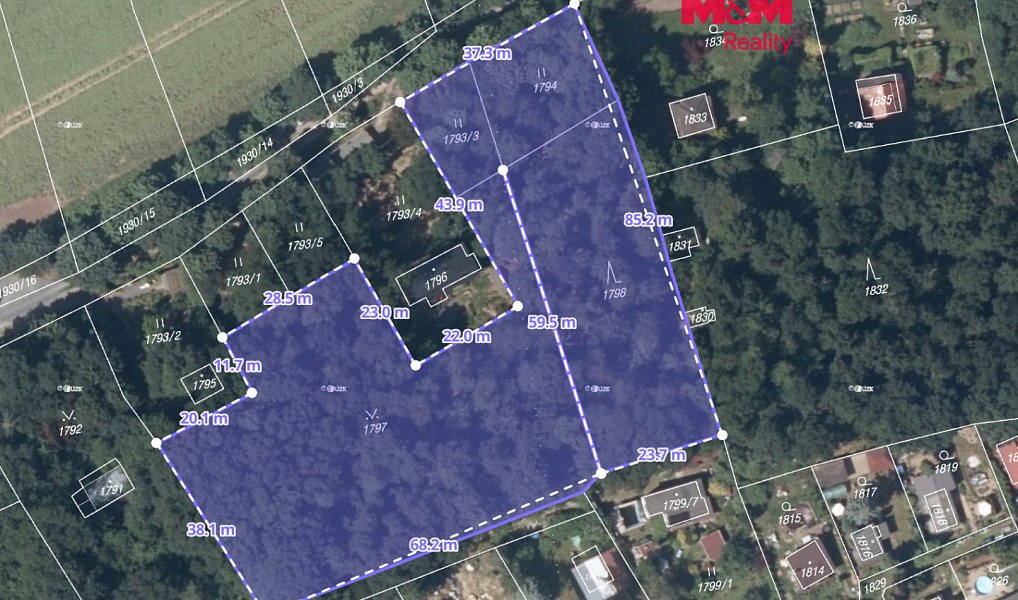 Prodej lesa 5 606 m², Praha – fotka 1 z 11