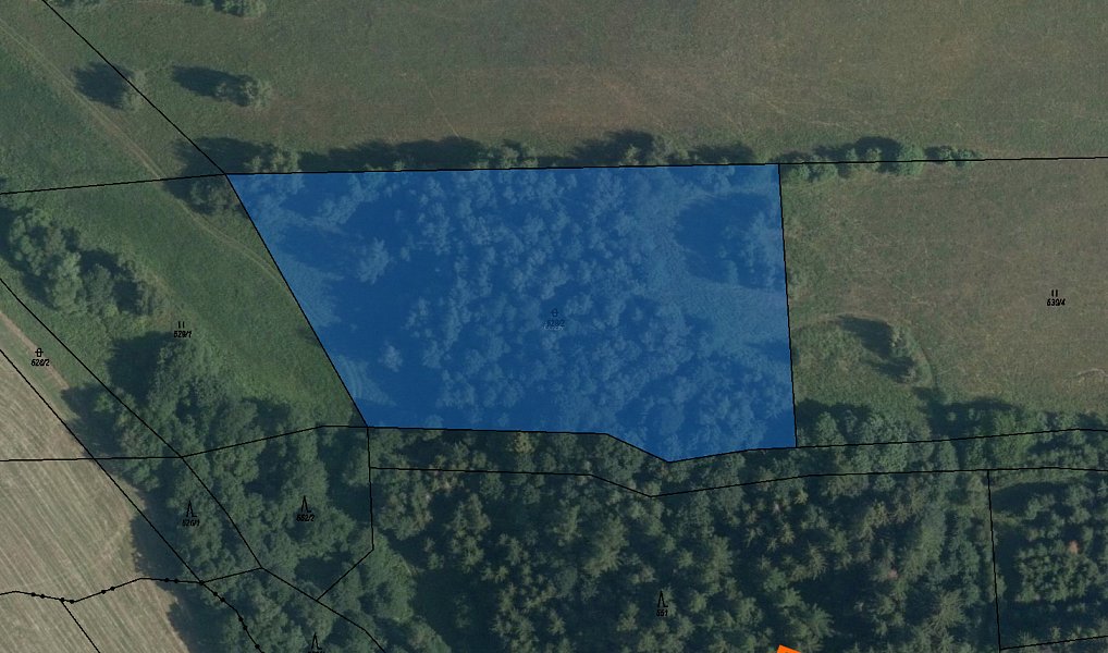 Prodej pozemku 2 292 m², Světlá Hora – fotka 1 z 3
