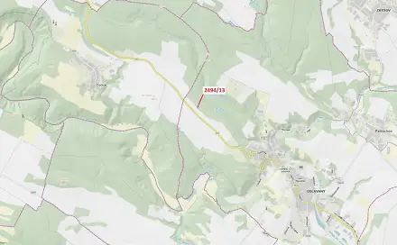 Dražba lesa 113 m², Čučice