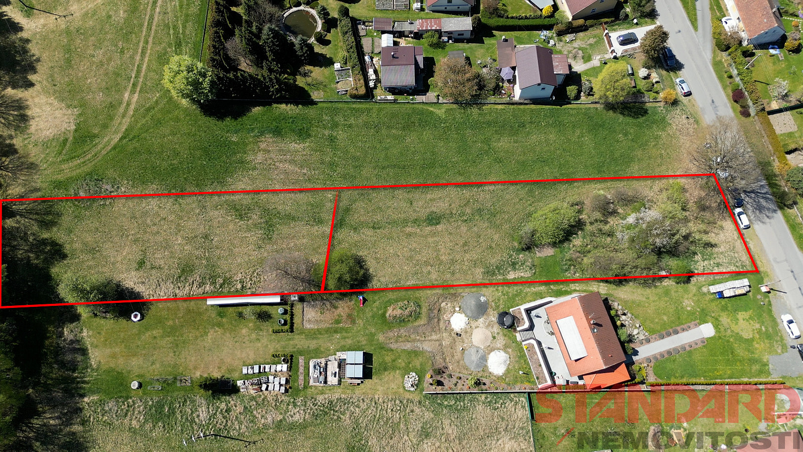 Prodej stavebního pozemku 2 909 m² – fotografie 2