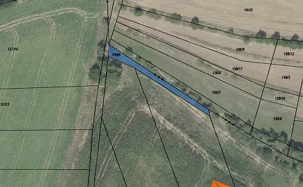 Prodej pole 10 m², Zalešany, okres Kolín