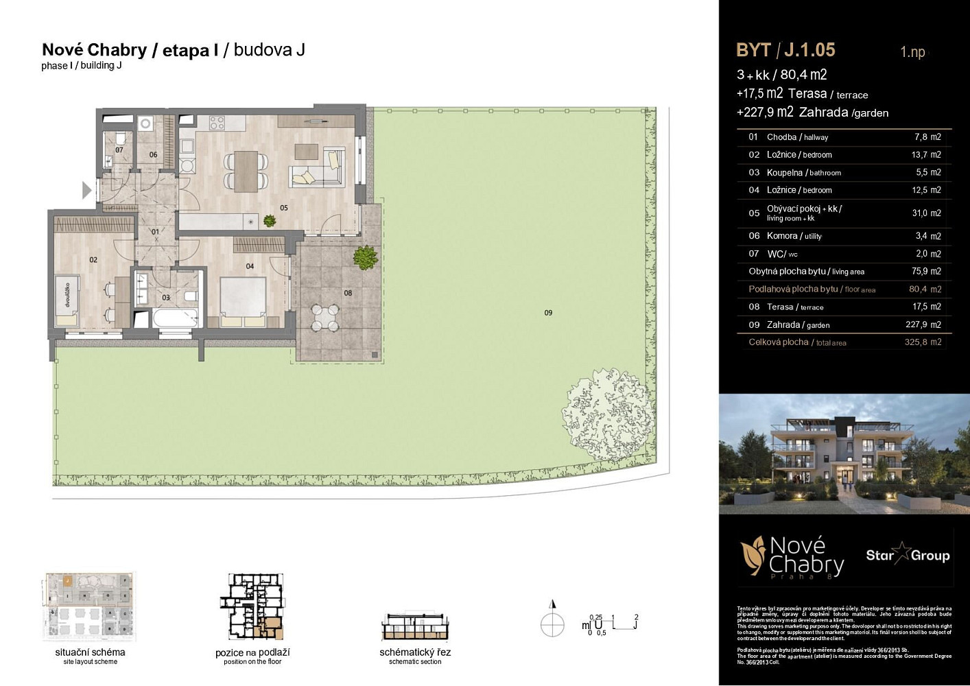 Prodej bytu 3+kk 80 m² – fotografie 2