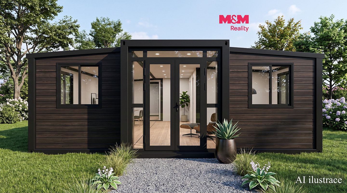 Prodej kontejnerový dům, 72 m2, Luže