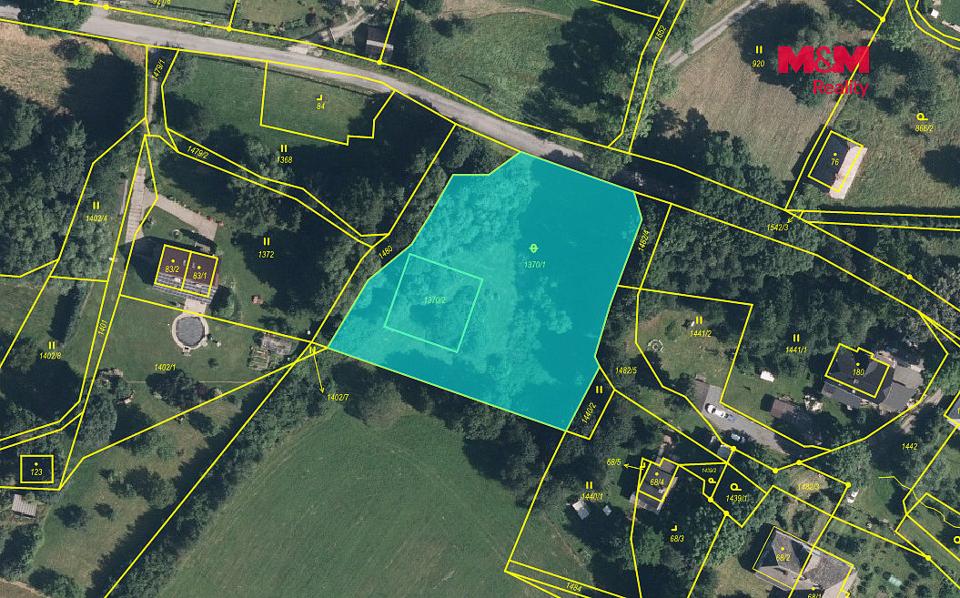 Prodej stavebního pozemku 3 506 m² – fotografie 3