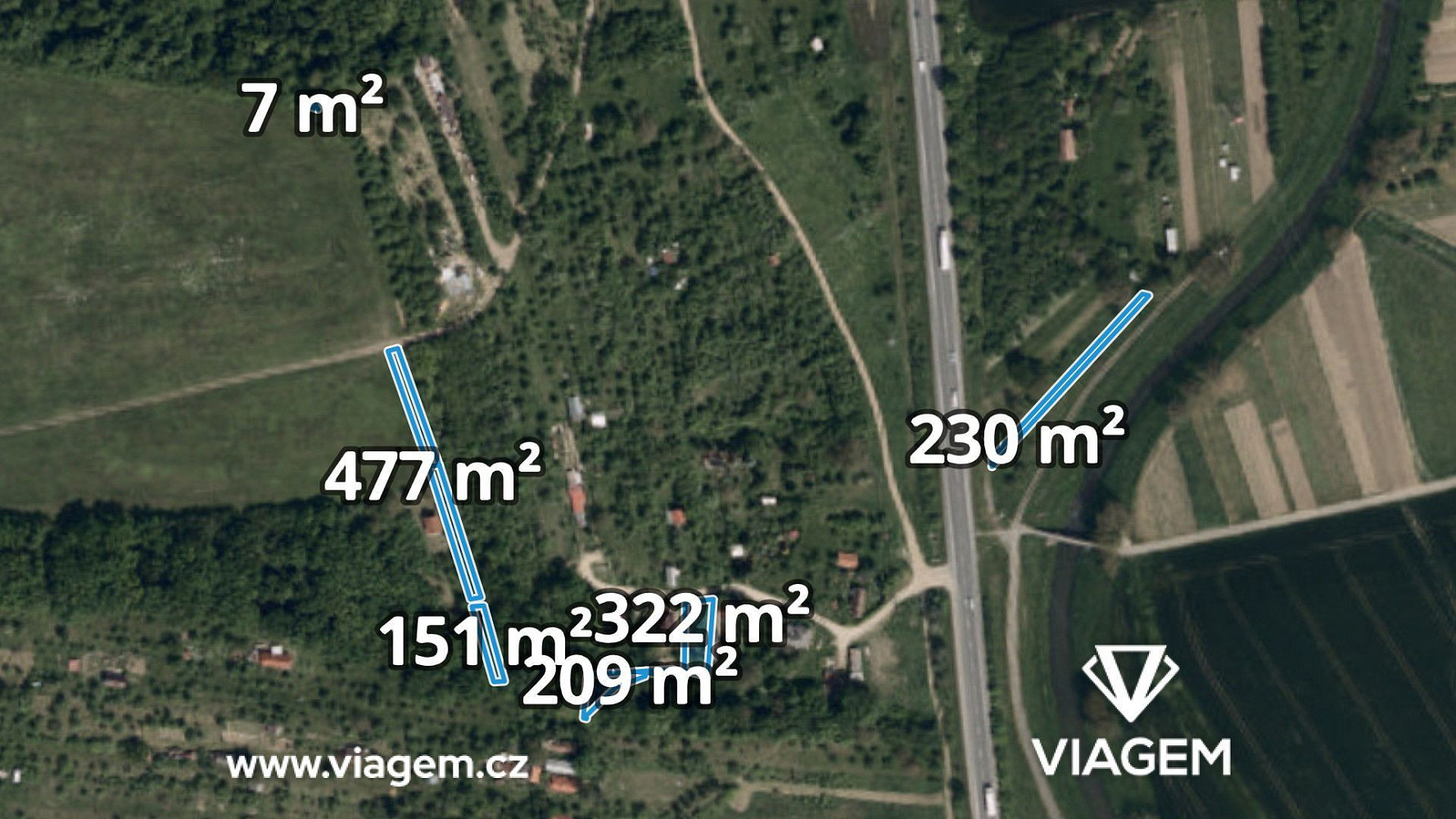 Prodej zahrady 394 m²