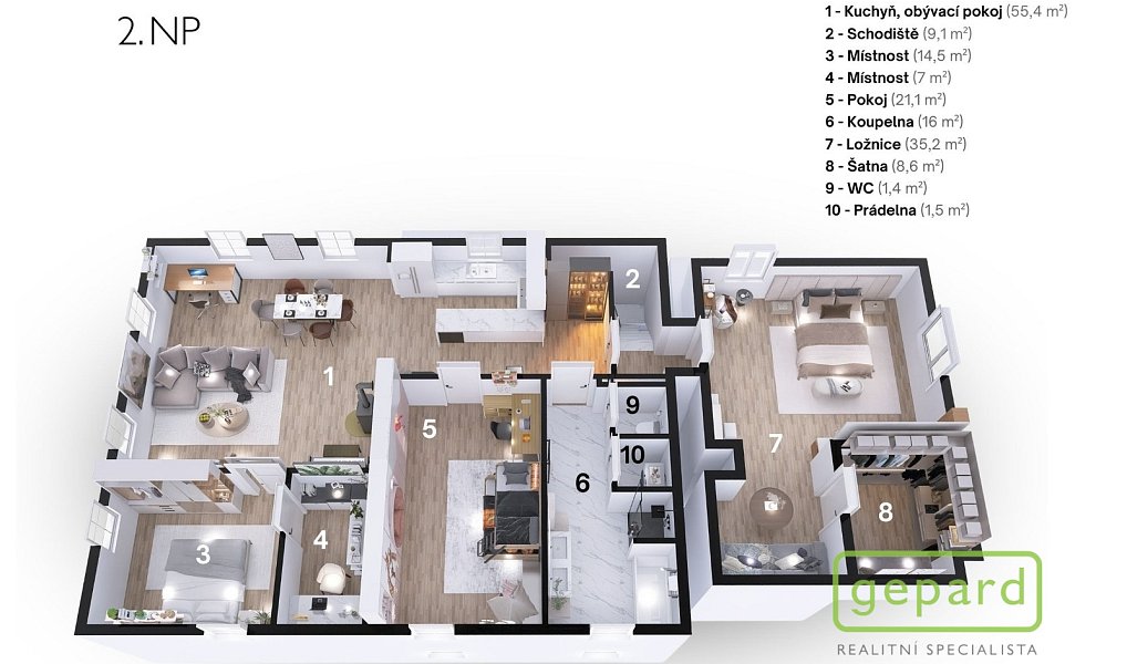 Prodej domu 341 m² s pozemkem 2 007 m², Třebeň – náhled fotky 28