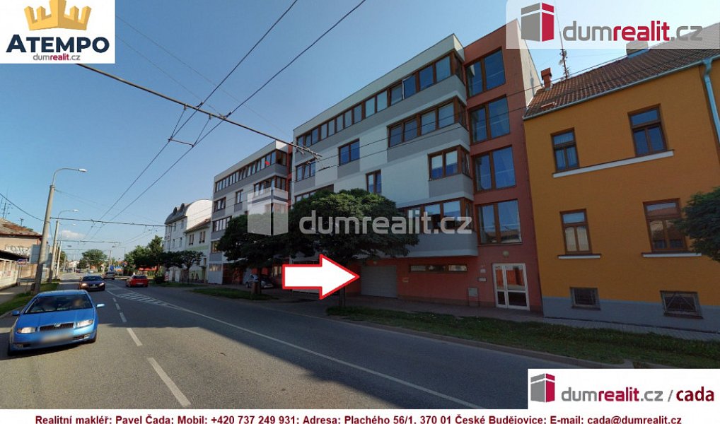 Pronájem, parkovací stání v bytovém domě Dobrovodská 23/A, Suché Vrbné v Českých Budějovicích, České Budějovice – náhled fotky 8
