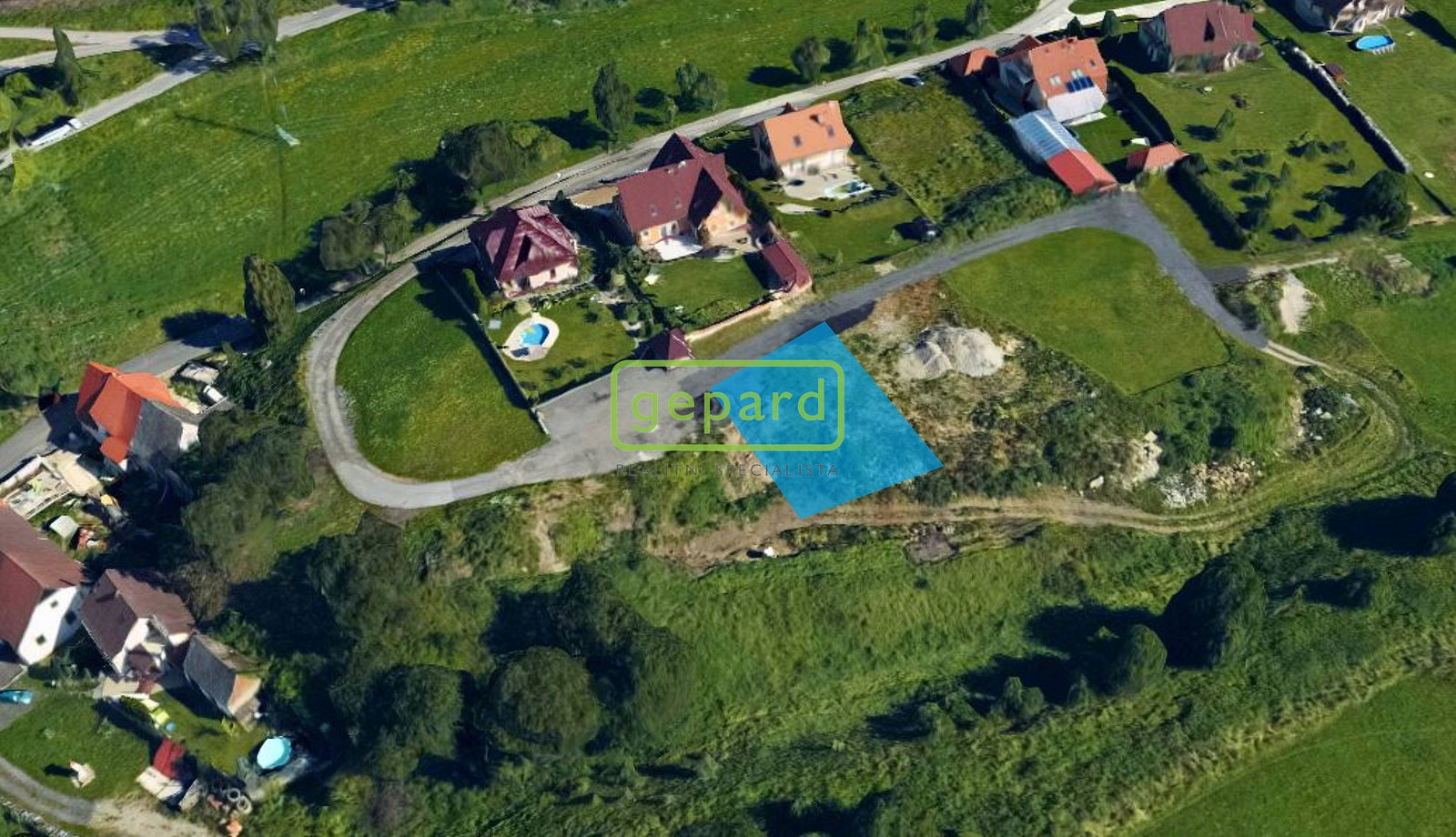 Prodej stavebního pozemku 761 m² – pohled 6