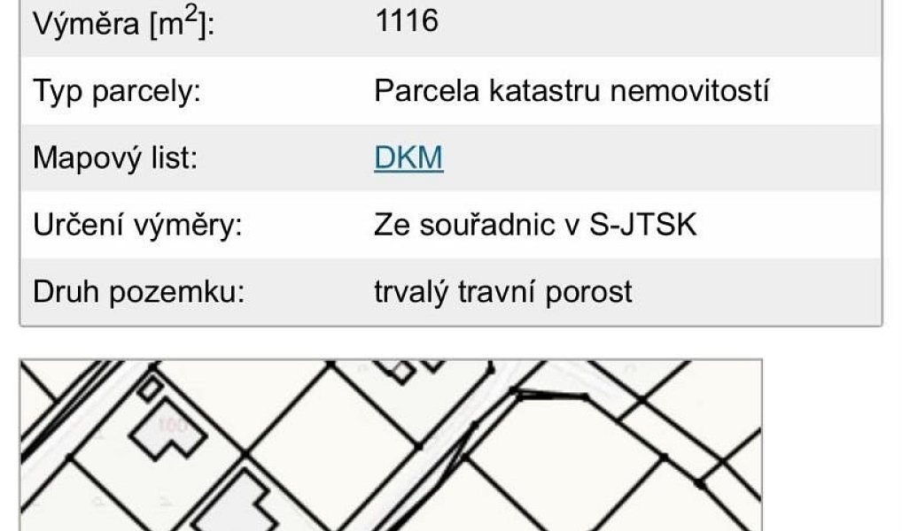 Prodej stavebního pozemku 1 116 m², Turovec – náhled fotky 2