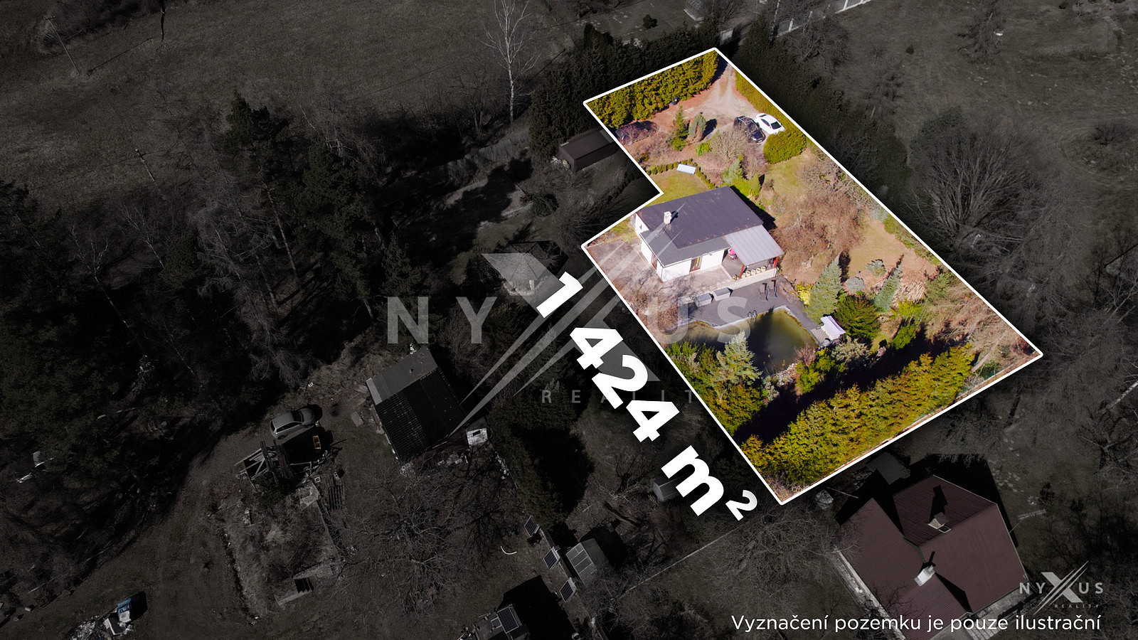 Prodej stavebního pozemku 1 424 m²