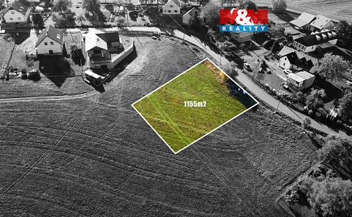 Prodej stavebního pozemku 1 155 m², Zaječov, okres Beroun