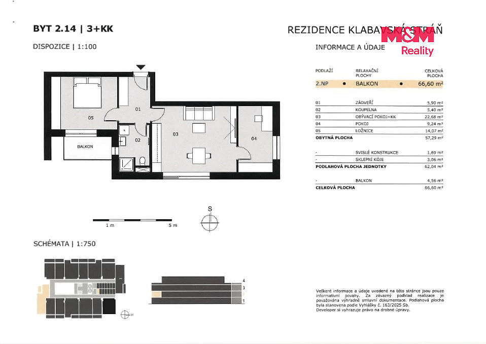 Prodej bytu 3+kk 69 m² – fotografie 4