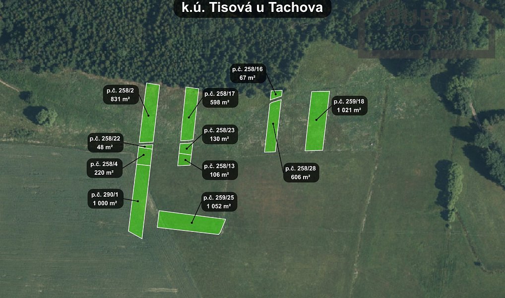 Prodej louky 32 293 m², Tisová – náhled fotky 2