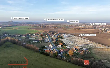 Prodej stavebního pozemku 909 m², Sezemice - Počaply, okres Pardubice