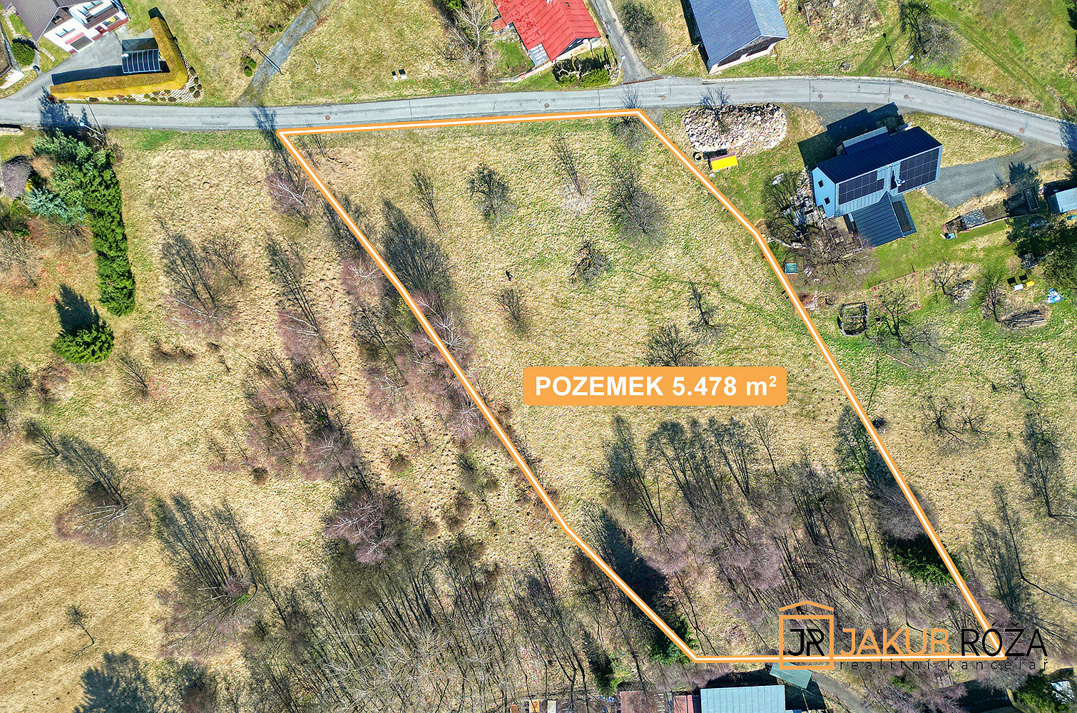 Prodej stavebního pozemku 5 478 m²