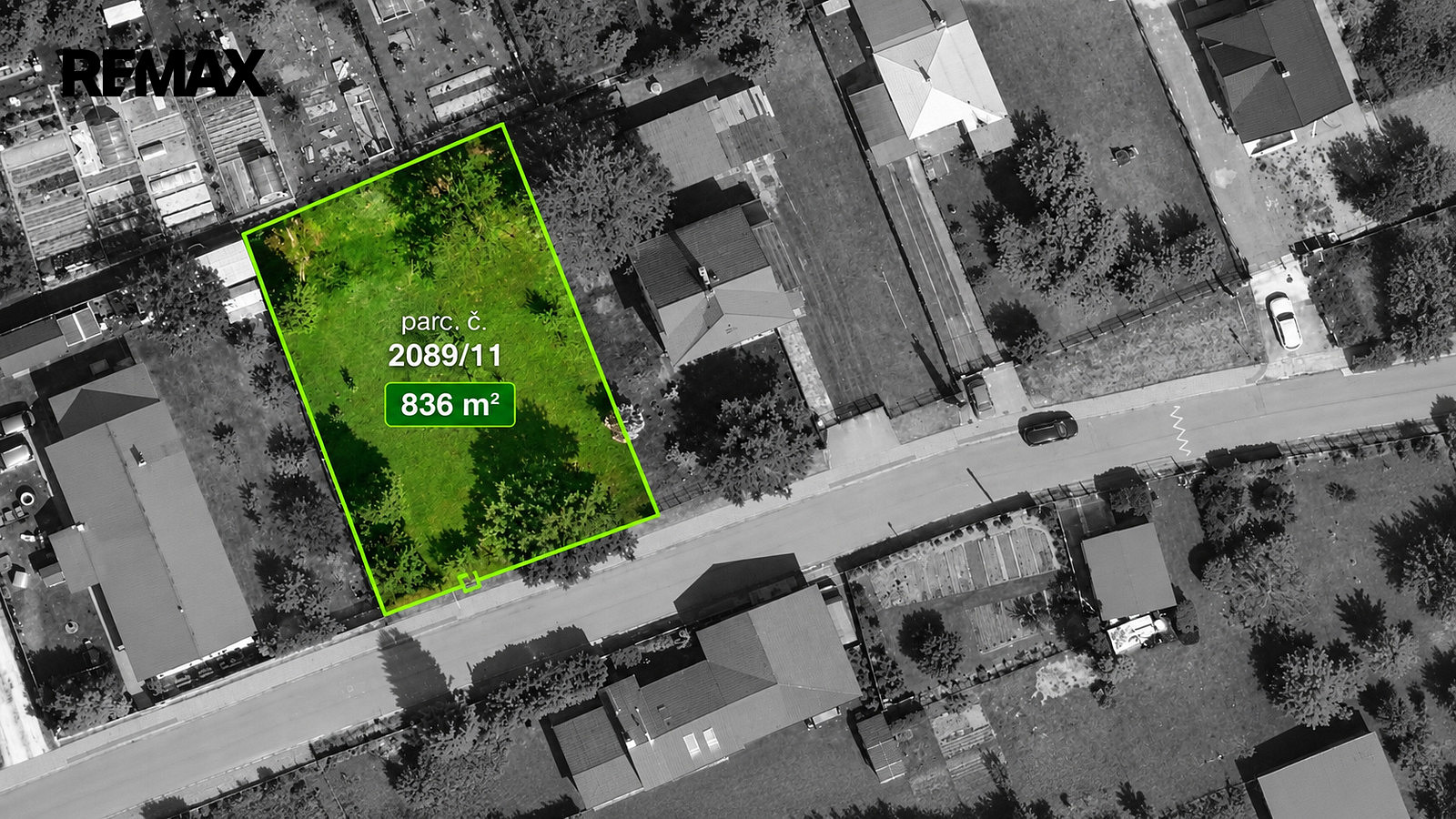 Prodej stavebního pozemku 836 m²