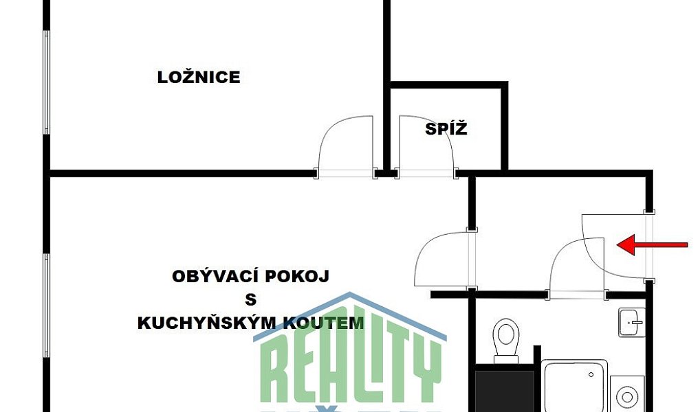 Prodej bytu 2+kk 41 m², Praha – náhled fotky 3
