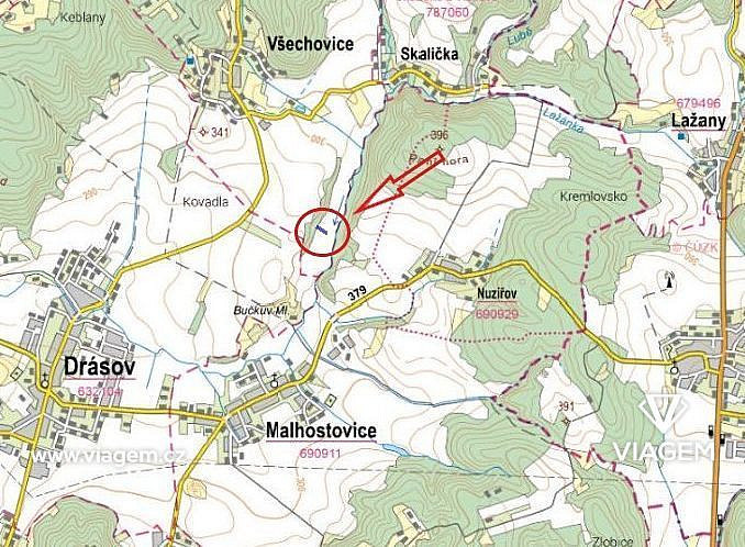 Prodej pole 1 964 m² – fotografie 3