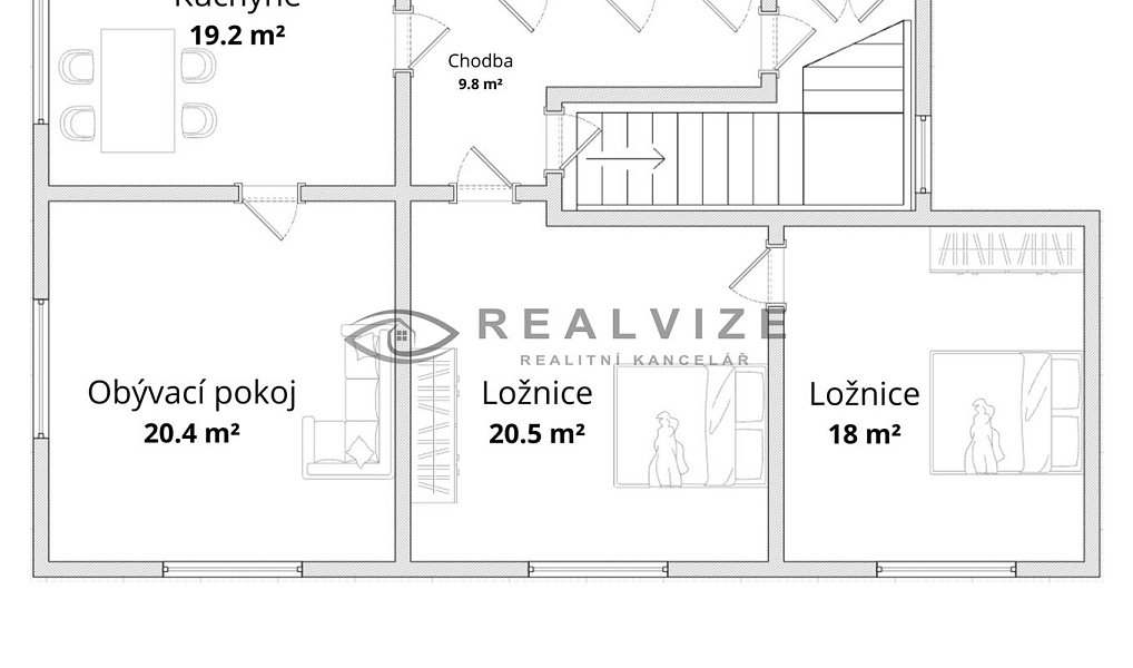 Prodej domu 133 m² s pozemkem 786 m², Kamenný Újezd – náhled fotky 8